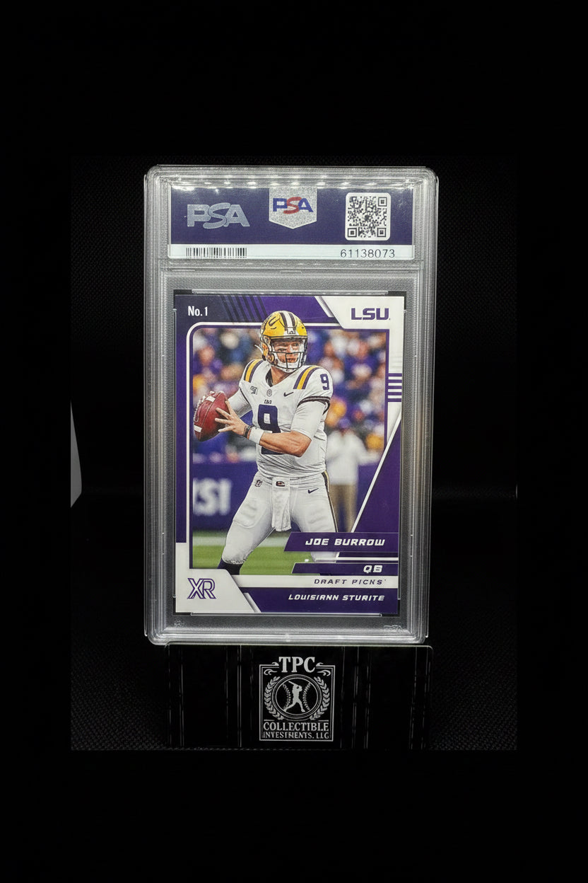 2020 Panini Chronicles DP JOE BURROW XR-Mirror Red #1 PSA 9!
