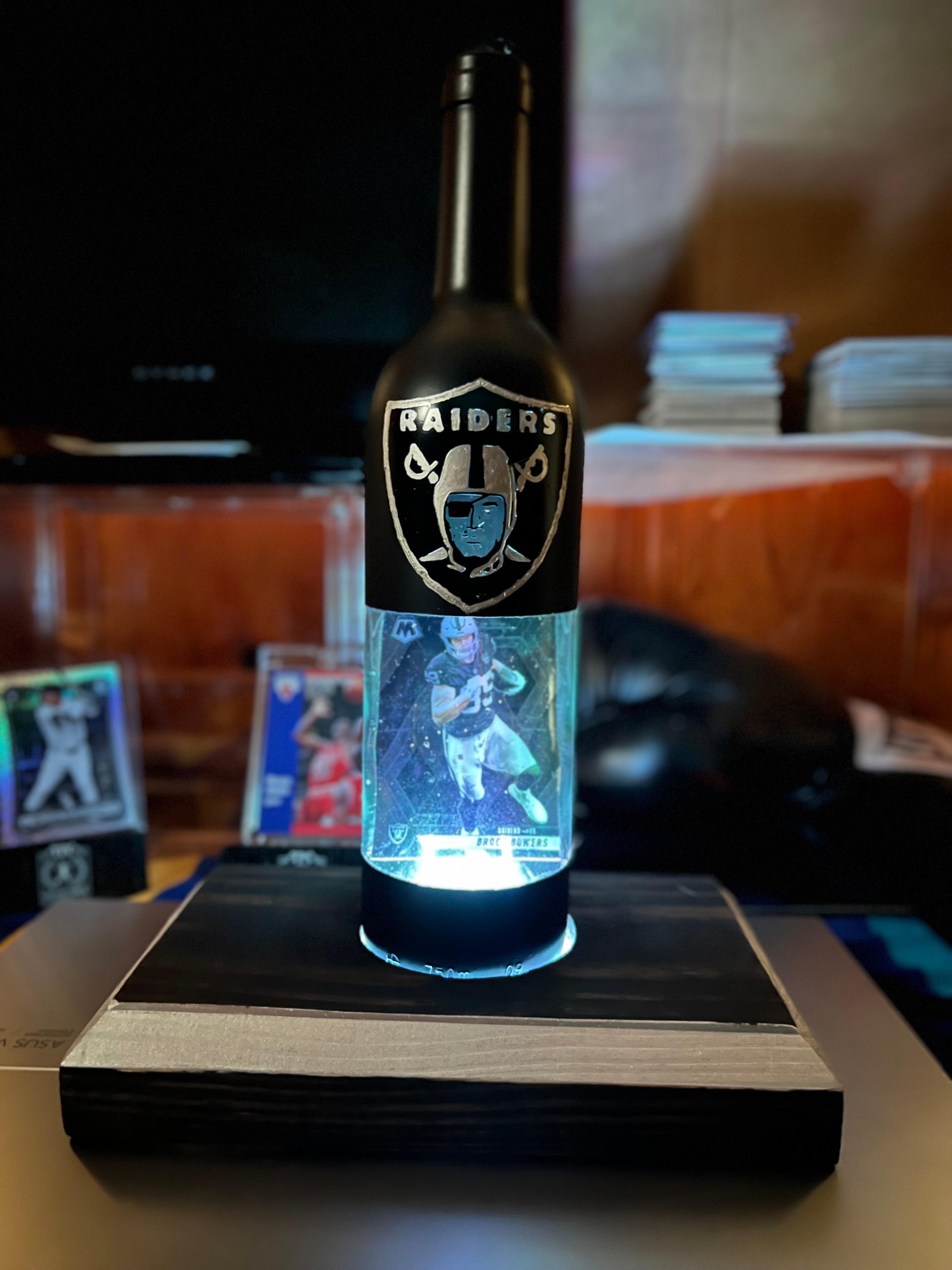 Brock Bowers/Raiders Card Lamp