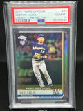 2019 Topps Chrome Update #62 Keston Hiura Update-Refractor PSA 10 #/50