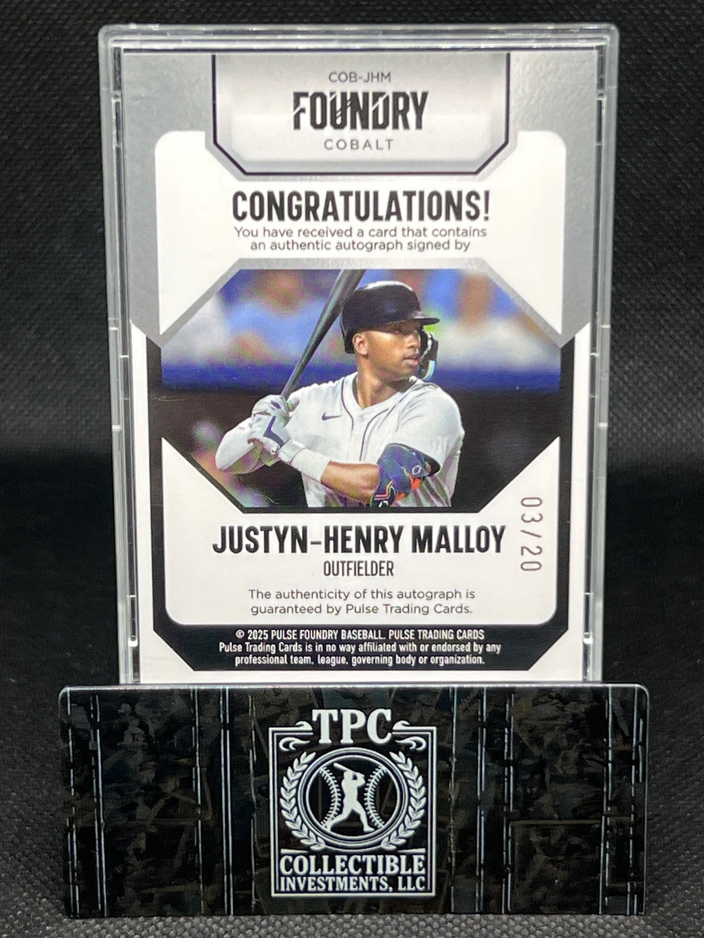 Foundry #cob-jhm Justyn-Henry Malloy 2025 Pulse Justyn-Henry Malloy auto /20
