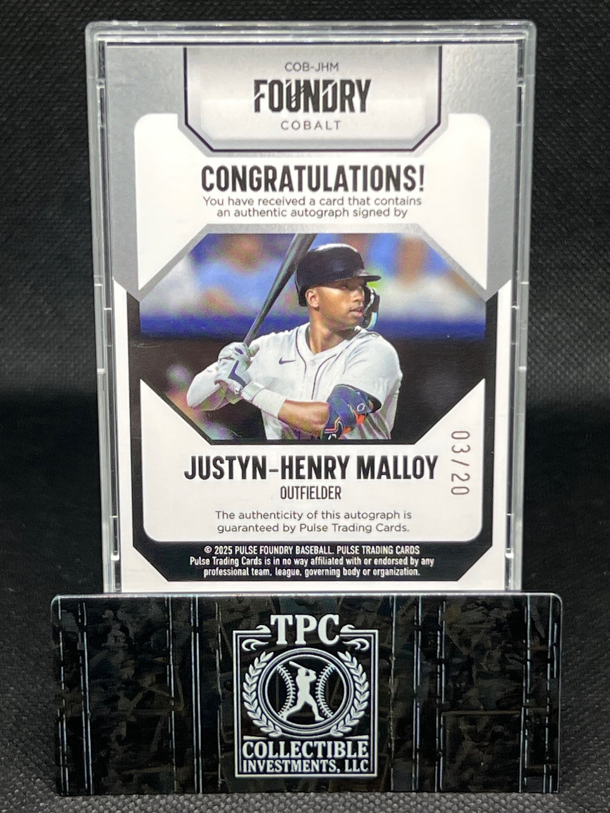 Foundry #cob-jhm Justyn-Henry Malloy 2025 Pulse Justyn-Henry Malloy auto /20
