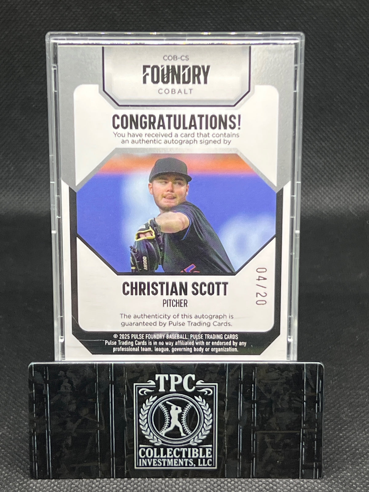 Foundry #COB-CS Christian Scott 2025 Pulse Christian Scott auto /20 #/20