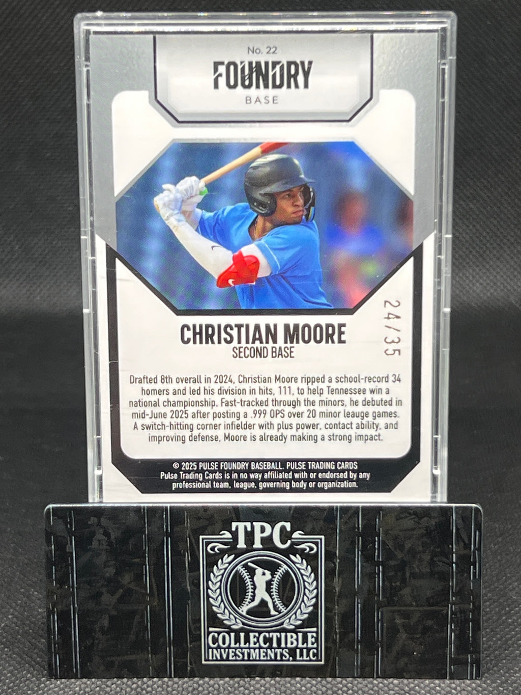 Foundry #22 Christian Moore 2025 Pulse Christian Moore /35 #/35