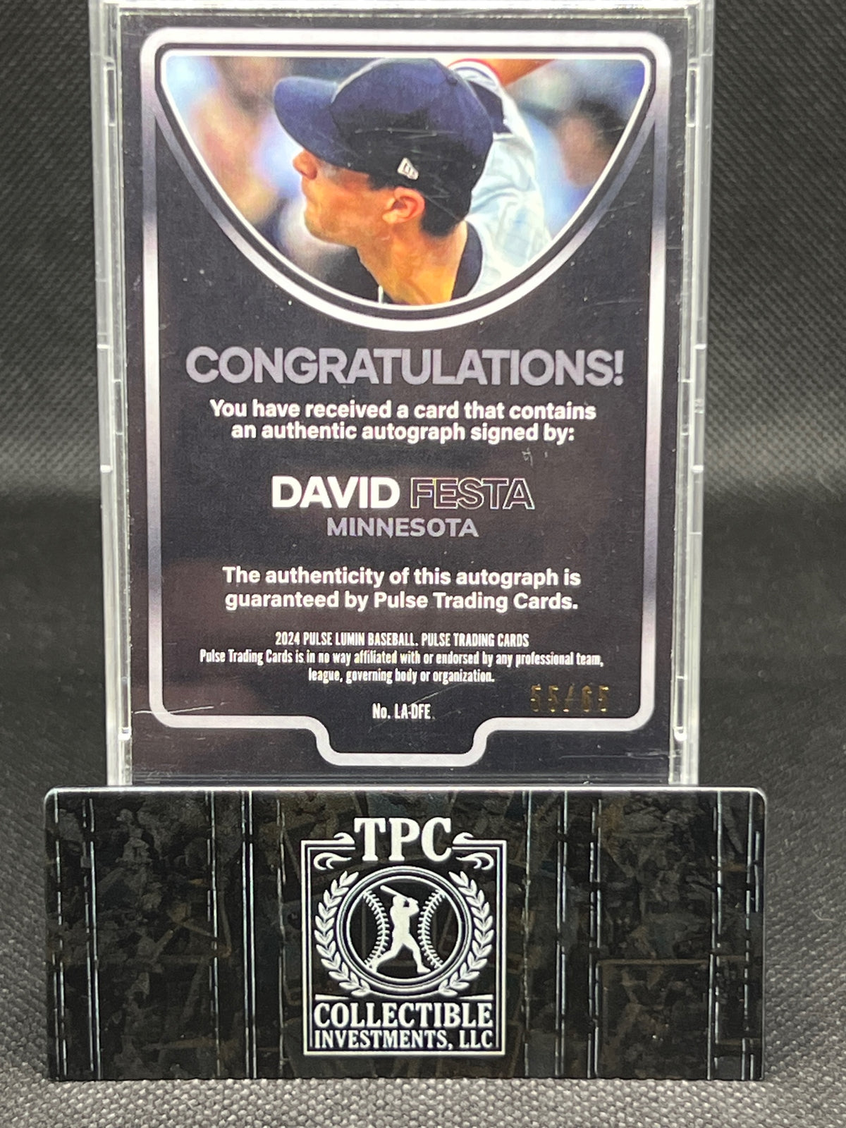 2024 Pulse Lumin #LA-DFE David Festa Red #/65