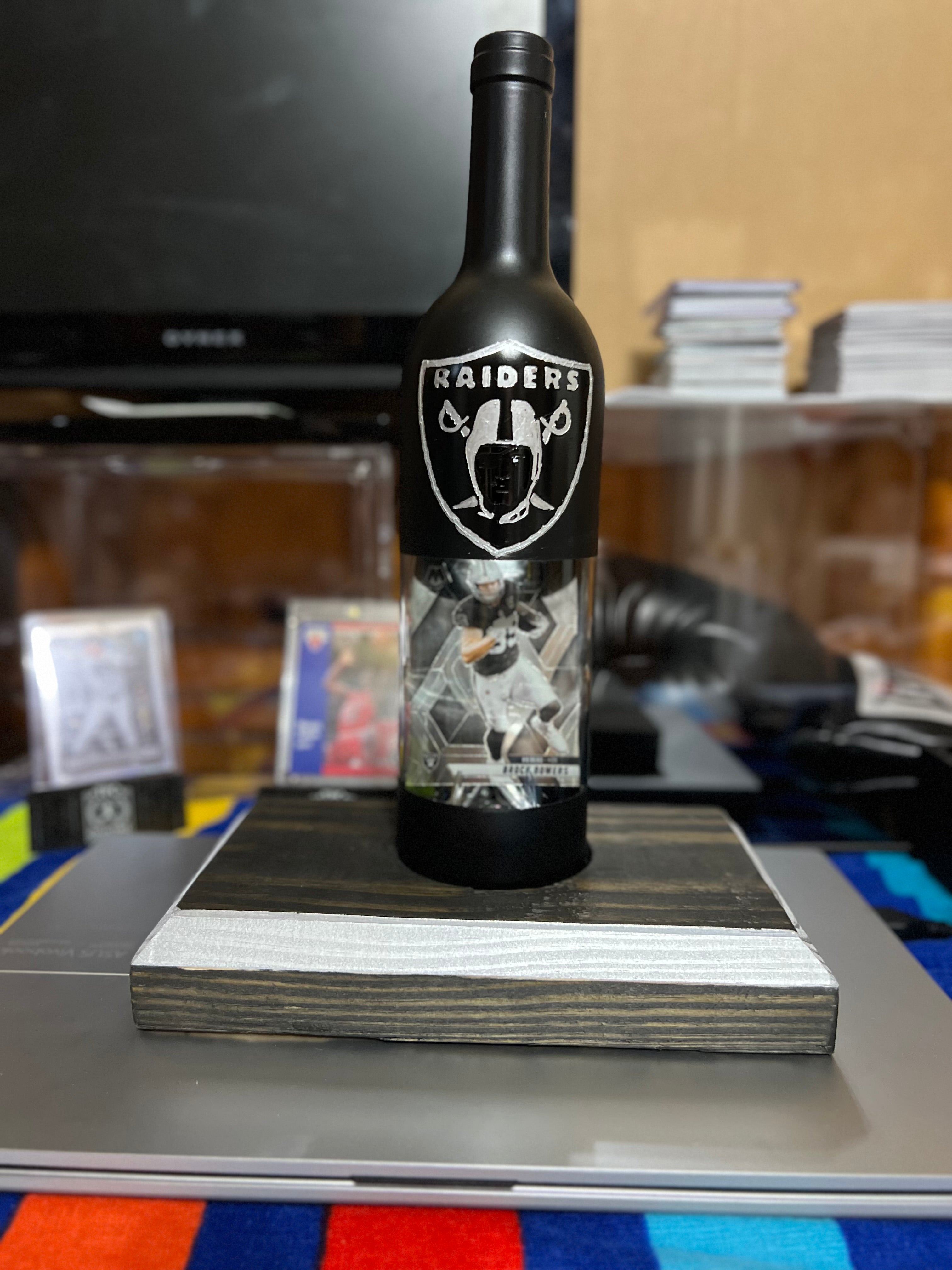 Brock Bowers/Raiders Card Lamp