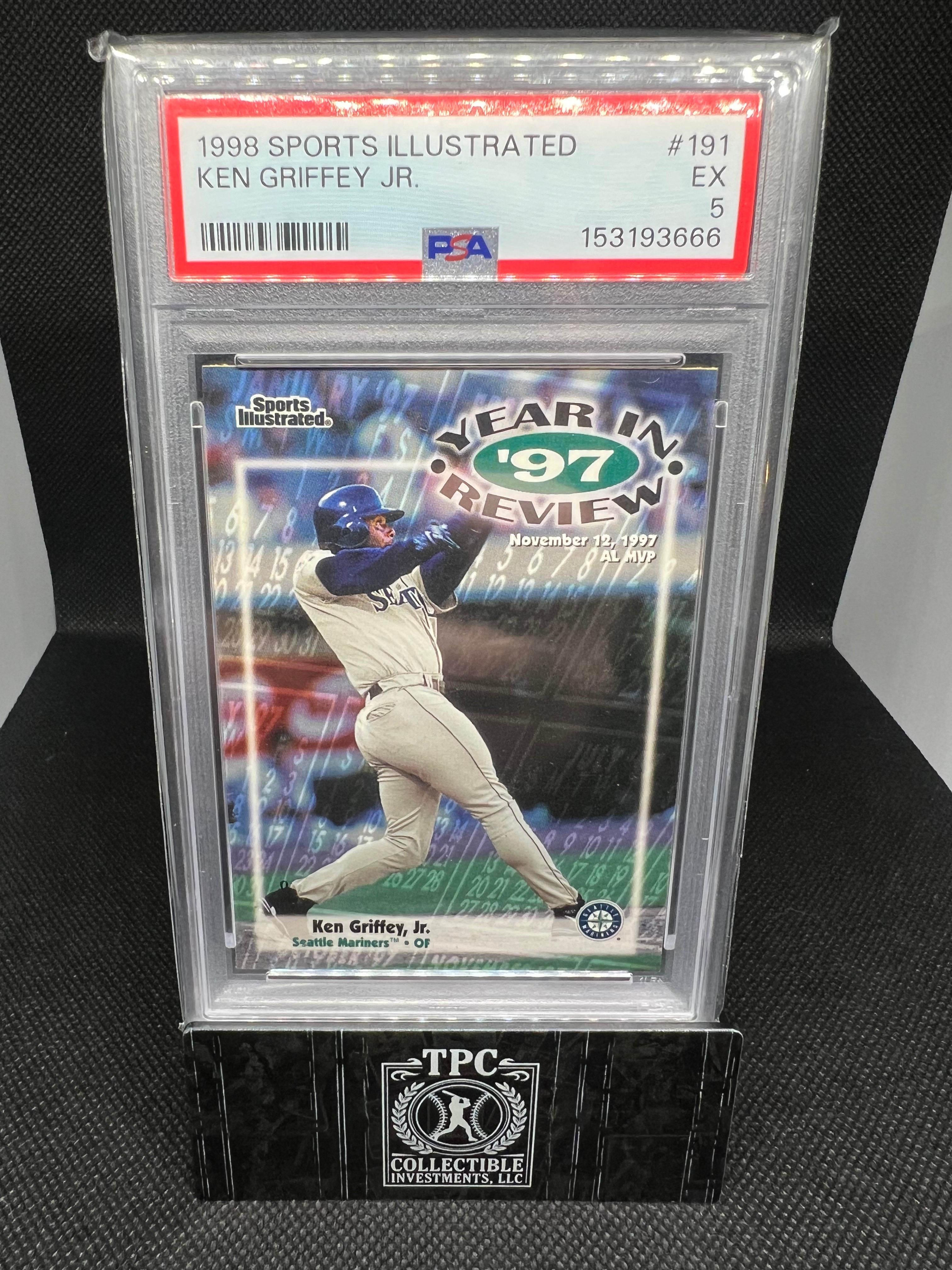 1998 Sports Illustrated Ken Griffey Jr. Year in Review ‘97 Seattle Mariners PSA 5 EX