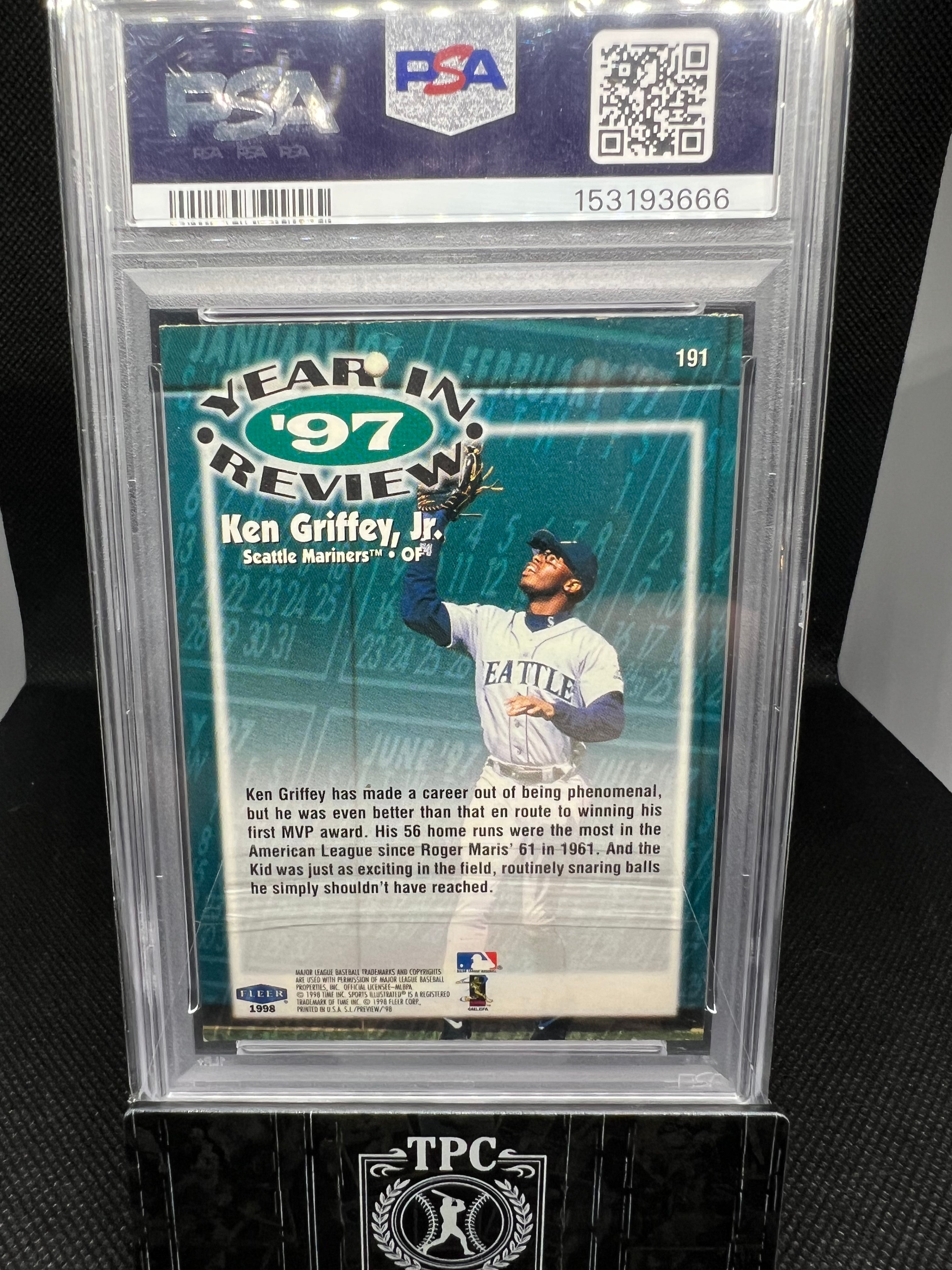 1998 Sports Illustrated Ken Griffey Jr. Year in Review ‘97 Seattle Mariners PSA 5 EX