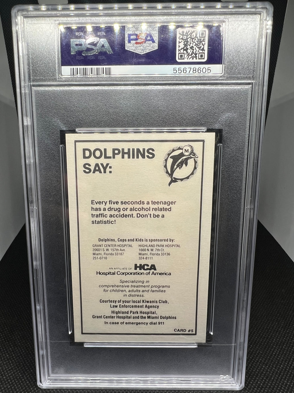 1985 DAN MARINO PSA10 GEM MT